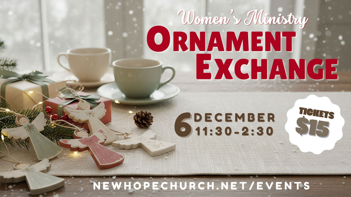 New Hope Women's Ministry Ornament Exchange logo