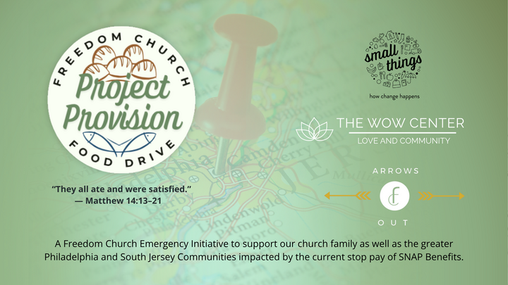 Project Provision - Freedom Church Emergency Food Drive logo