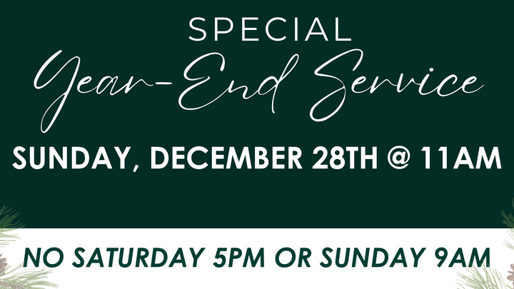 Special Year-End Service logo