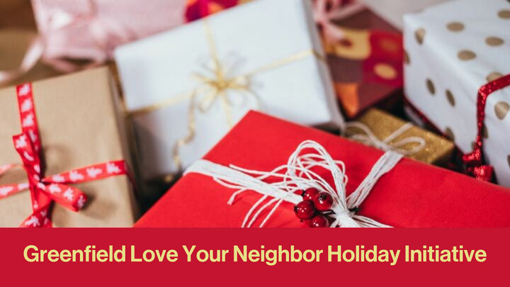 Greenfield: Love Your Neighbor Holiday Initiative logo
