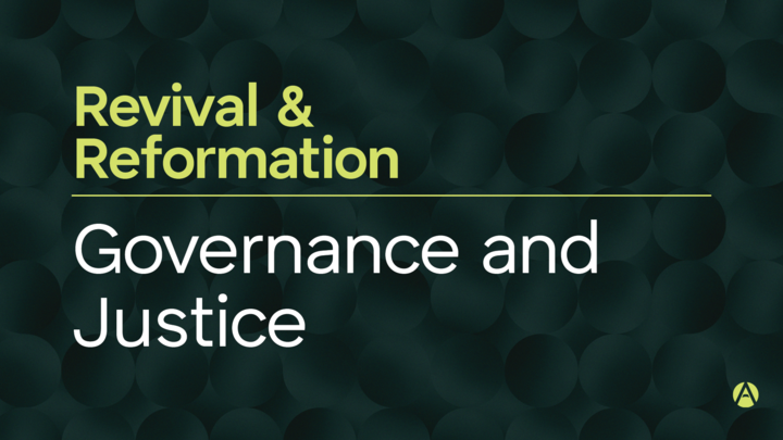 Revival & Reformation in Governance and Justice Meetup logo