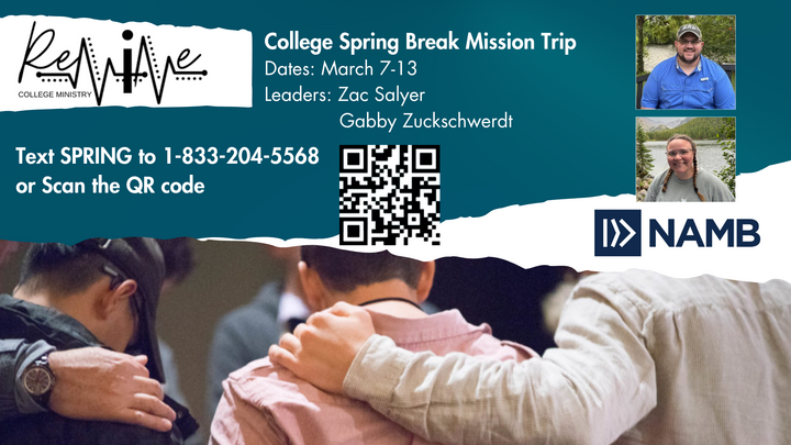 Spring Break Mission Trip 2026 - College  logo