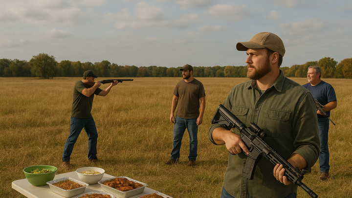 Faith, Food & Firearms- Choco Men's Event logo