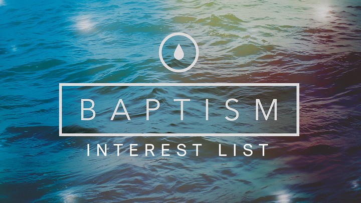 Baptism interest list logo image