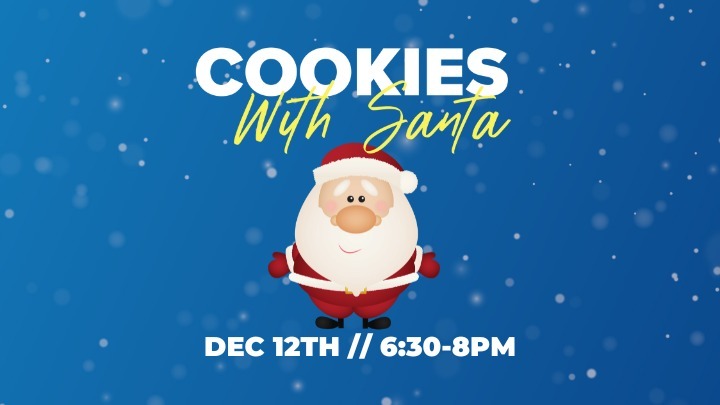 Cookies With Santa - Sensory friendly logo