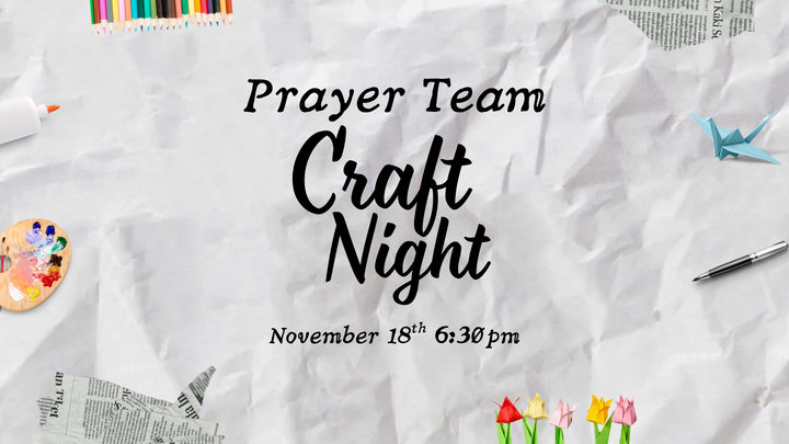 Prayer Team Craft Night logo