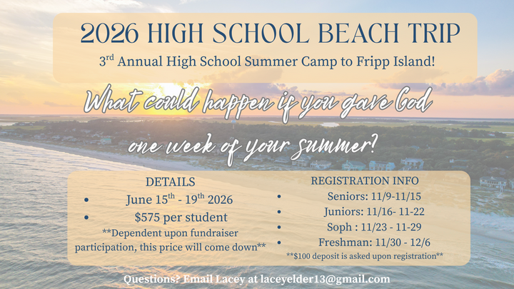High School Beach Trip Registration  logo