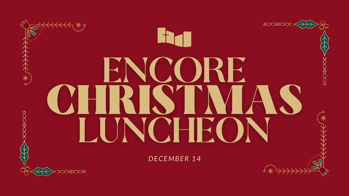 Encore Christmas Luncheon logo