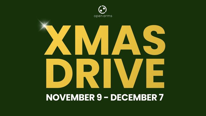 Open Arms Christmas Drive logo