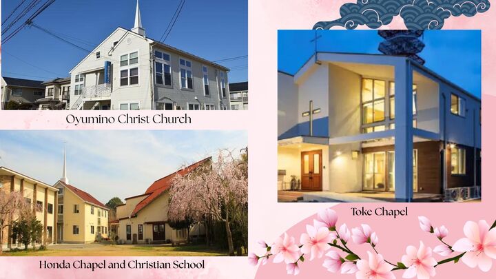 Lunch with Oyumino Church members coming to say "Thank You" logo