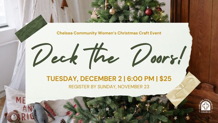 Deck the Doors! (Women's Christmas Craft Night) logo