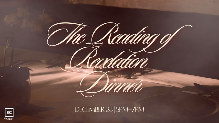The Reading of Revelation and Church Dinner logo