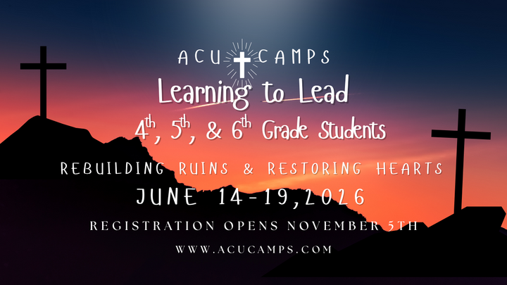 Learning to Lead Camp at Abilene Christian University 2026 logo