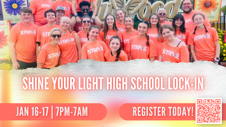 Shine Your Light High School Lock-In logo
