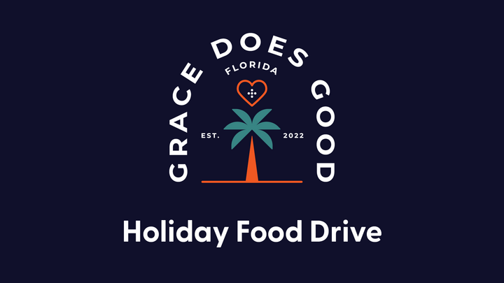 Grace Does Good: Holiday Food Drive | Fall 2025 logo