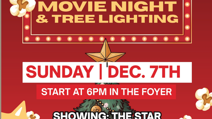 Christmas Movie Night and Tree Lighting logo