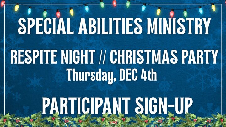 Special Abilities Christmas Party // Respite Night logo