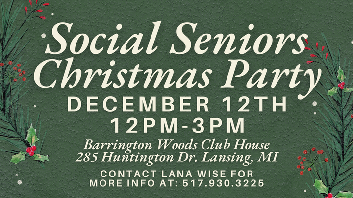 Social Seniors Christmas Party logo