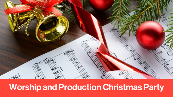Worship and Production Christmas Party logo