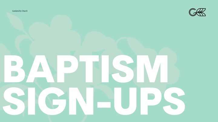 Baptism Info Classes logo