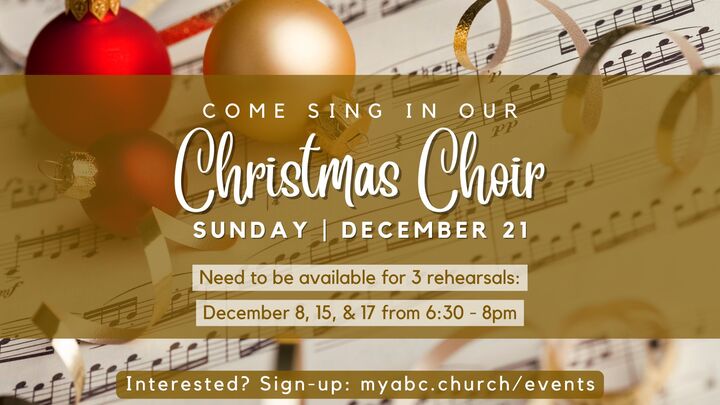 Christmas Choir Rehersal logo