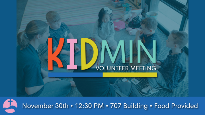 KidMin Volunteer Meeting | Wayland Campus logo