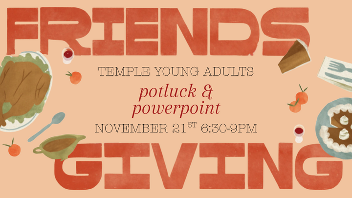 Temple Young Adults: Friendsgiving  logo