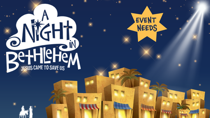 A Night in Bethlehem Event Needs logo