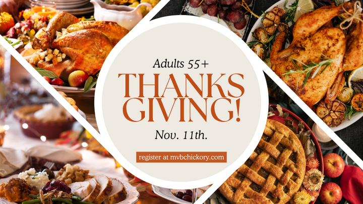 55+ Thanksgiving Lunch logo