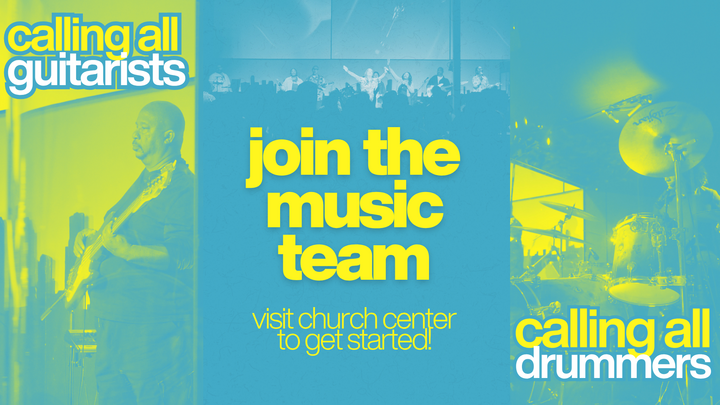 Join the Music Team! logo