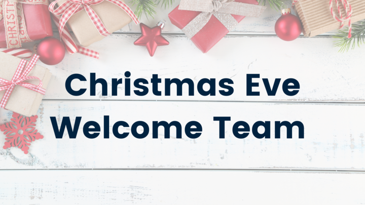 Christmas Eve Welcome Team logo