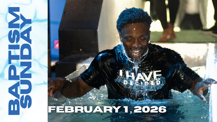 Baptism Sunday -February 1, 2026 logo