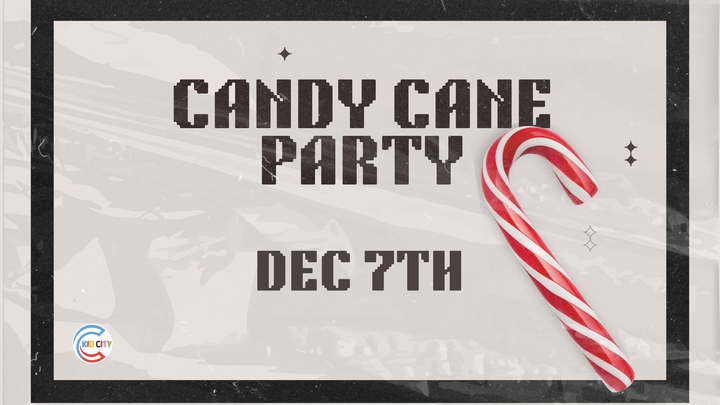  Kid City Candy Cane Sunday logo