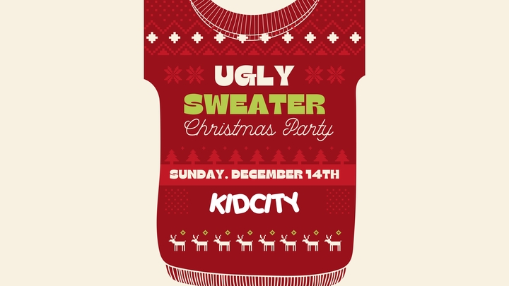 Kid City Ugly Sweater Day logo