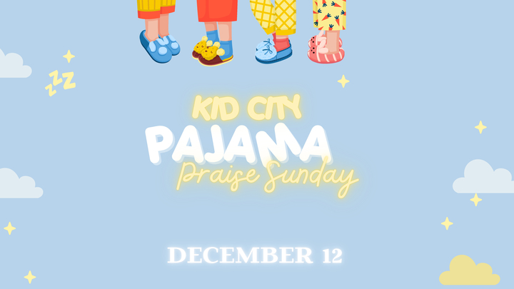   Kid City Pajama Praise Day logo