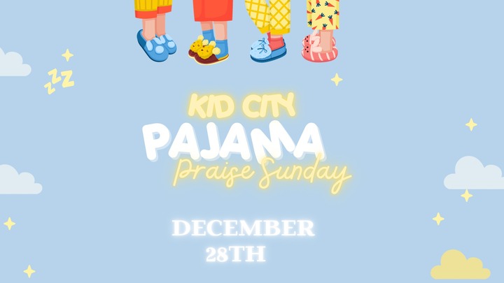   Kid City Pajama Praise Day logo