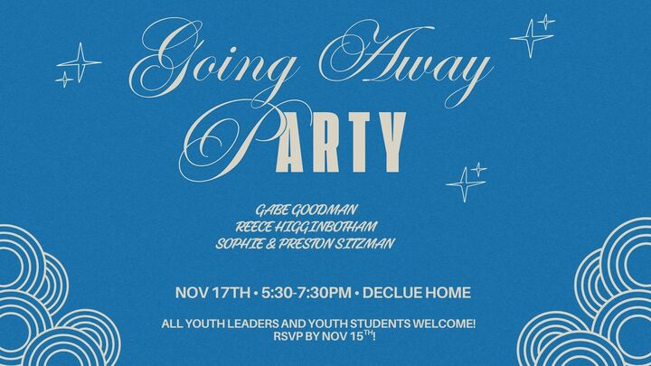 Youth Going Away Party logo