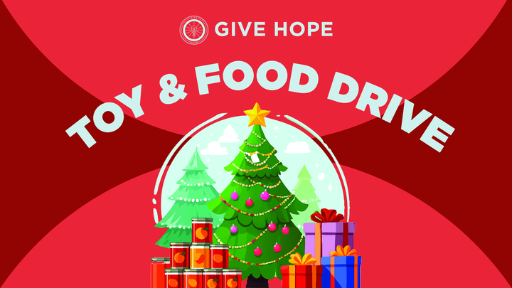 Give Hope: Toy & Food Drive logo