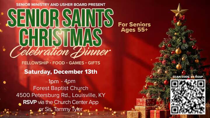 Senior Saints Christmas Celebration Dinner logo