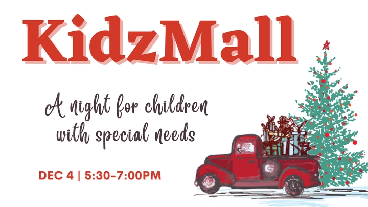 KidzMall - A night for children with special needs and their siblings logo