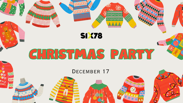 SIX78 Christmas Party logo