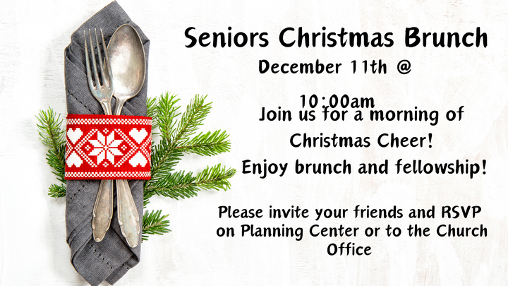 Seniors Christmas Brunch logo
