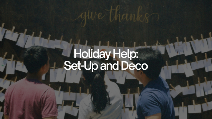 Holiday Help: Set-Up and Deco logo