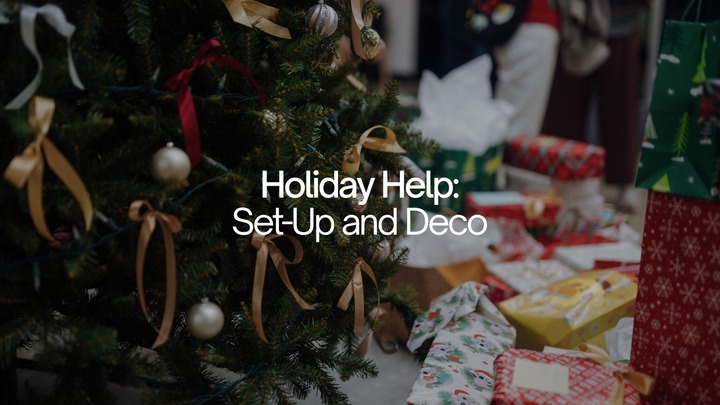 Holiday Help: Set-Up and Deco logo