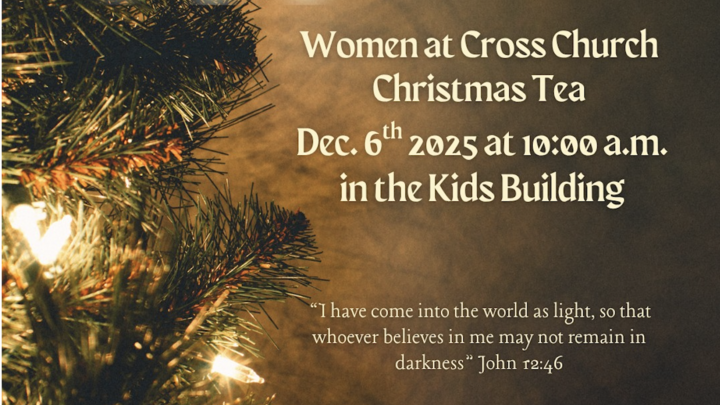 Women at Cross Church Christmas Tea