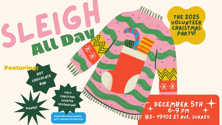 Volunteer Christmas Party! logo