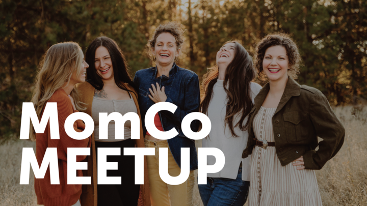 The MomCo Meetup, December logo