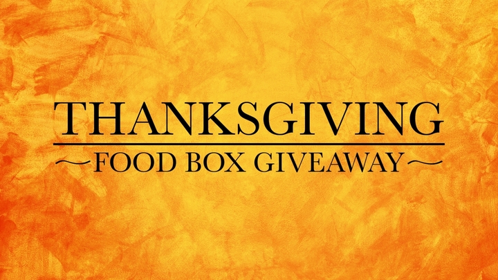 Thanksgiving Food Box Giveaway logo