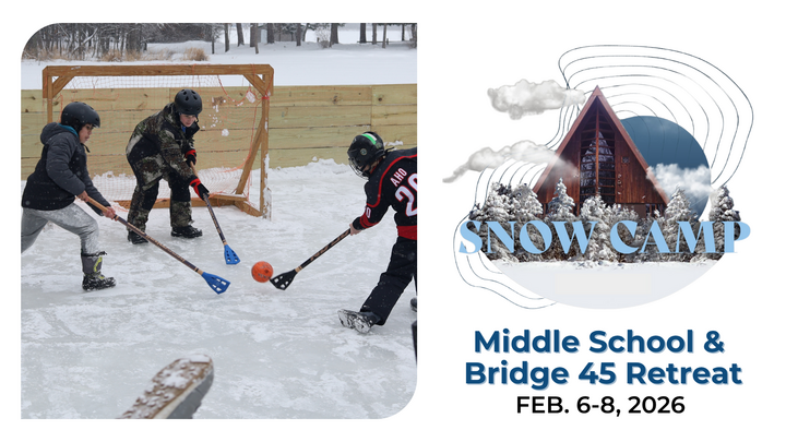Snow Camp 2026: Middle School & Bridge 45 logo
