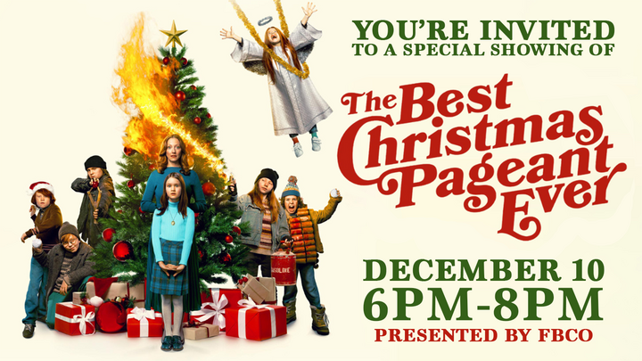 Christmas Movie Night at FBCO logo